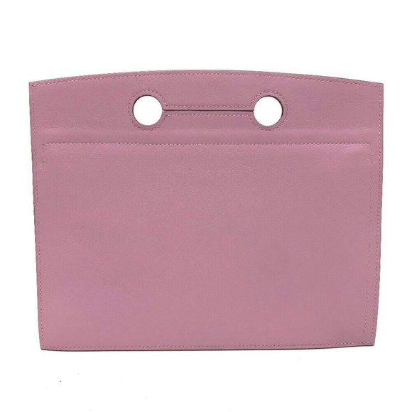 Authentic HERMES Birkin bag pocket external bag Pouch Swift pink - Picture 9 of 10